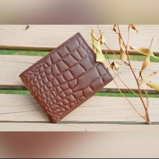 Genuine Crocodile Cow Leather Wallet for men