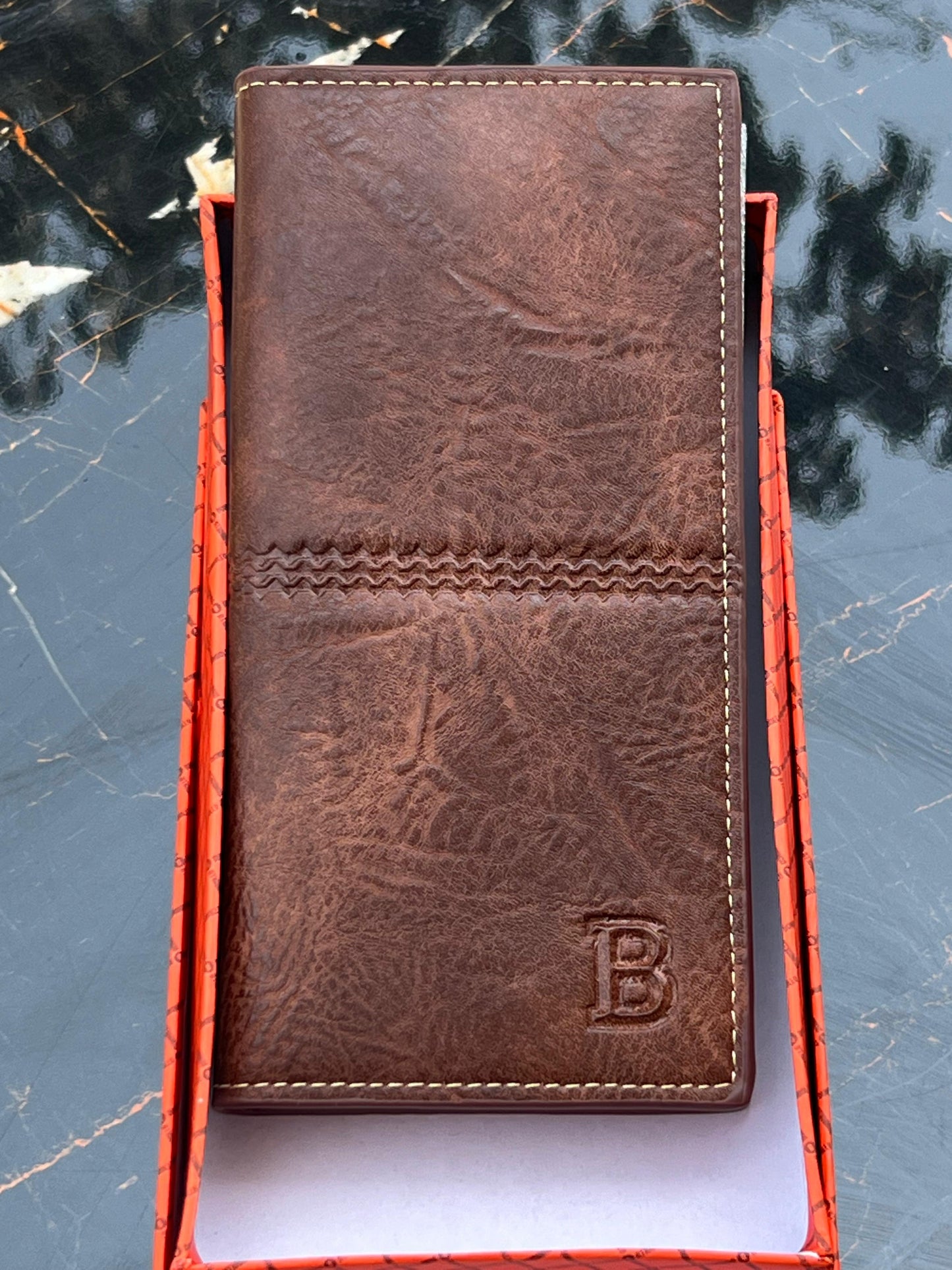 Men,s Long Wallet Business Purse With Double Shade Color