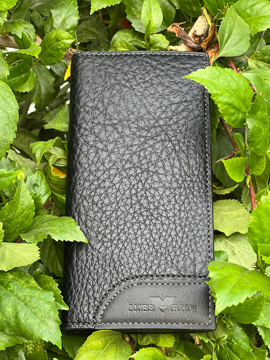 Mens Premium Leather Long Bowesi Wallet ( Orginal Cow Leather )