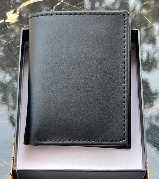 Italian Buttero Leather Vertical Bifold Wallet . ( Premium Quality )