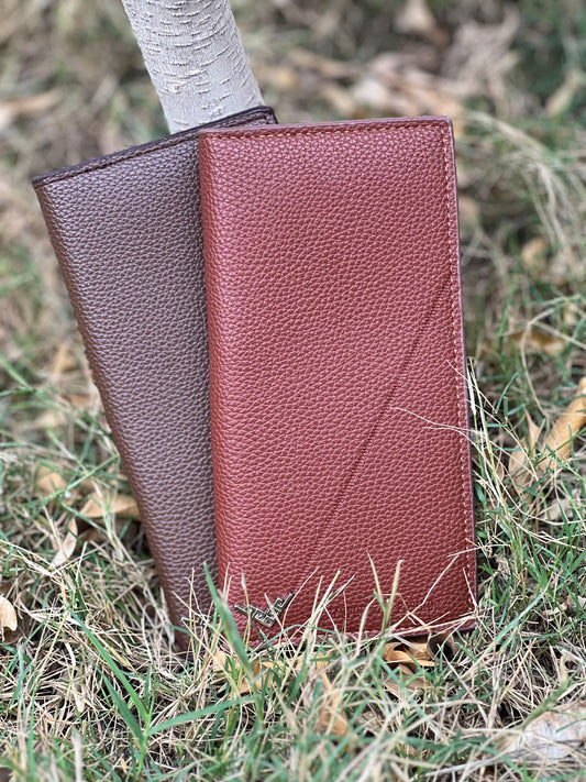 Soft Premium Cow Leather Wallet Large Capacity Pocket Coin , 11 Cards Slots , 3 Cash Compartments ,