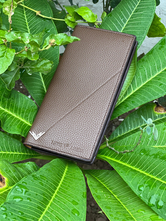 Soft Premium Cow Leather Wallet Large Capacity Pocket Coin , 11 Cards Slots , 3 Cash Compartments ,